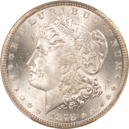 CAC Approved Coins 1878-CC $1 MORGAN DOLLAR – CAC MS-64, CAC APPROVED! CARSON CITY!