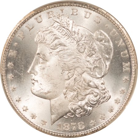 CAC Approved Coins 1878-CC $1 MORGAN DOLLAR – CAC MS-64, CAC APPROVED! CARSON CITY!