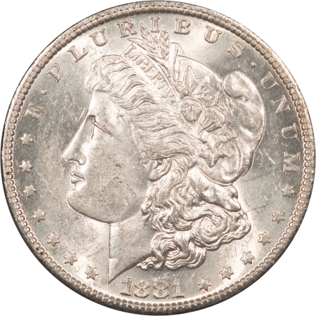 Morgan Dollars 1881-S $1 MORGAN DOLLAR – HIGH GRADE, NEARLY UNCIRCULATED, LOOKS CHOICE!