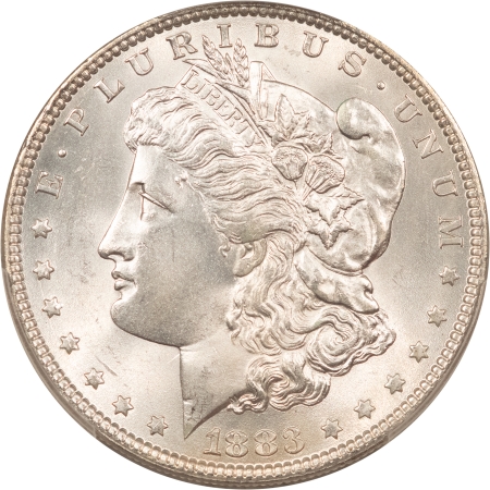 Morgan Dollars 1883 $1 MORGAN DOLLAR – PCGS MS-64, BLAST WHITE!