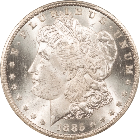 Morgan Dollars 1885-CC $1 MORGAN DOLLAR – PCGS MS-64, CARSON CITY!