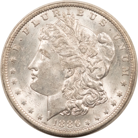 Dollars 1886-O MORGAN DOLLAR – FLASHY HIGH GRADE ABOUT UNCIRCULATED+ W/ GREAT LOOK!