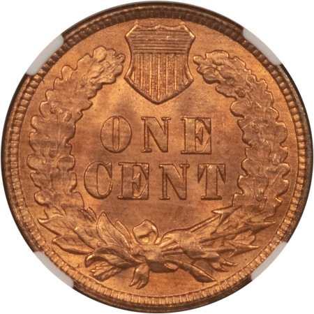 Indian 1889 INDIAN CENT – NGC MS-64 RB, LOOKS FULL RED!