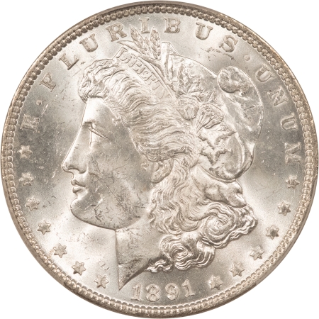 Morgan Dollars 1891 $1 MORGAN DOLLAR – PCGS MS-63