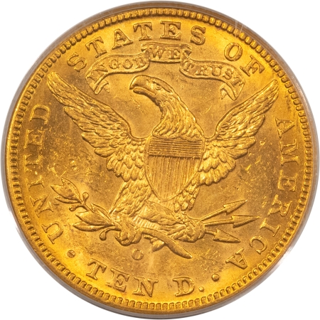 $10 1892-O $10 LIBERTY GOLD EAGLE – PCGS MS-62, FLASHY BU!