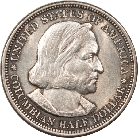 Silver Commems 1893 COLUMBIAN COMMEMORATIVE HALF DOLLAR – UNCIRCULATED!