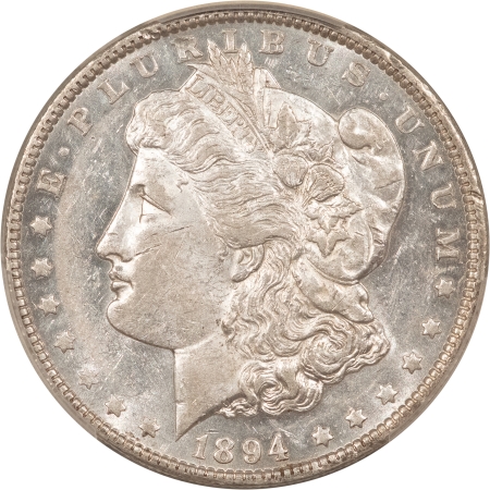 Morgan Dollars 1894-O $1 MORGAN DOLLAR – PCGS AU-58, OUTSTANDING PROOFLIKE LOOK!