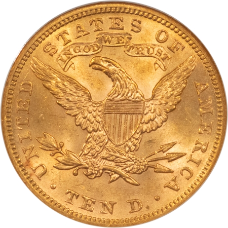 $10 1900 $10 LIBERTY GOLD EAGLE – NGC MS-63, CHOICE & ATTRACTIVE