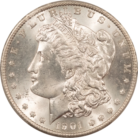 Morgan Dollars 1901-S $1 MORGAN DOLLAR – PCGS MS-64, BLAST WHITE & PREMIUM QUALITY!