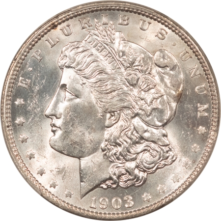 Morgan Dollars 1903-O $1 MORGAN DOLLAR – PCGS MS-62, BLAST WHITE & LUSTROUS!