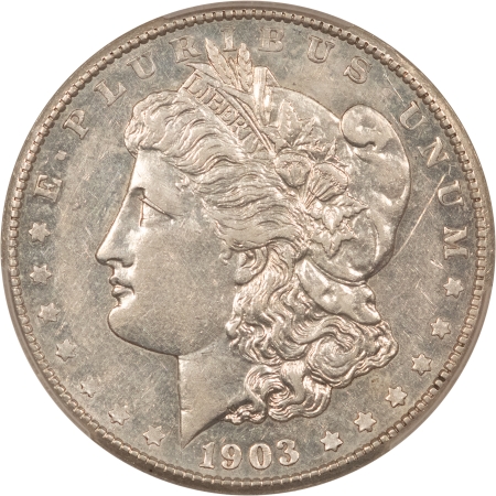 Morgan Dollars 1903-S $1 MORGAN DOLLAR – PCGS AU-53, KEY-DATE, GREAT PROOFLIKE LOOKS!