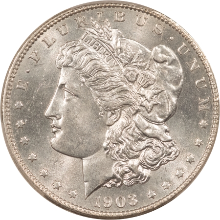 Morgan Dollars 1903-S $1 MORGAN DOLLAR – PCGS MS-63, PREMIUM QUALITY! SCARCE!