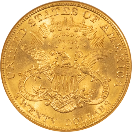 $20 1904 $20 LIBERTY GOLD DOUBLE EAGLE NGC MS-62, LOOKS LIKE A GEM, PREMIUM QUALITY!