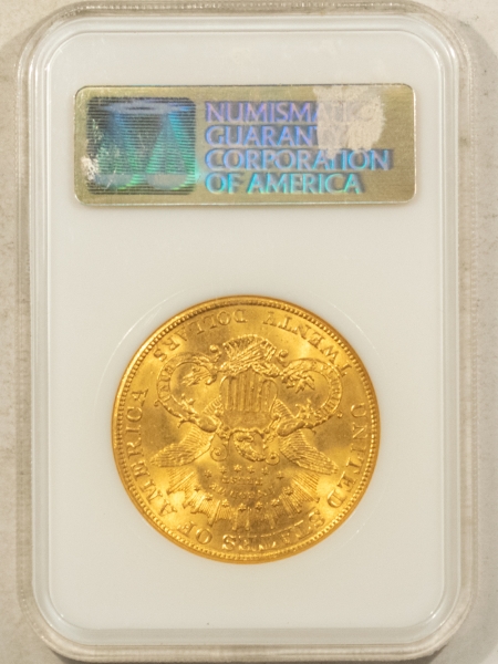 $20 1904 $20 LIBERTY GOLD DOUBLE EAGLE NGC MS-62, LOOKS LIKE A GEM, PREMIUM QUALITY!