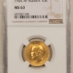 New Certified Coins 1959M MEXICO GOLD 10 PESOS, RESTRIKE, KM#473, .2411 AGW – NGC MS-66, PRETTY!