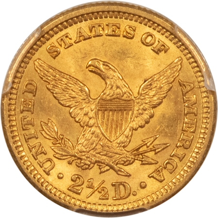 $2.50 1907 $2.50 LIBERTY GOLD QUARTER EAGLE – PCGS MS-65, GEM!