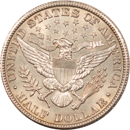 Barber Halves 1909 BARBER HALF DOLLAR – UNCIRCULATED, WELL-STRUCK, BUT CLEANED!