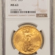 $10 1926 $10 INDIAN GOLD EAGLE – NGC MS-64, FLASHY & LUSTROUS!