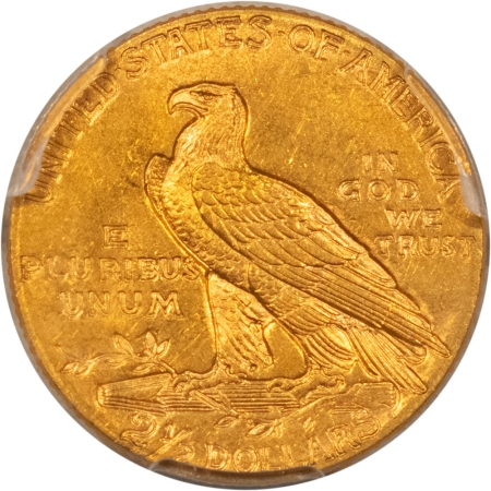 $2.50 1911 $2.50 INDIAN GOLD QUARTER EAGLE – PCGS MS-62