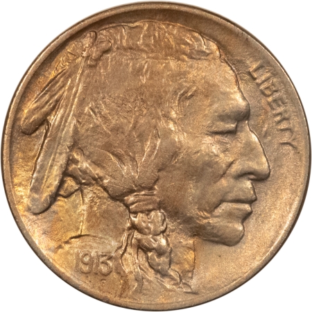 Buffalo Nickels 1913 BUFFALO NICKEL, TYPE 1 – UNCIRCULATED!