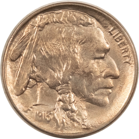 Buffalo Nickels 1913 TY II BUFFALO NICKEL – HIGH GRADE, NEARLY UNCIRCULATED, LOOKS CHOICE!