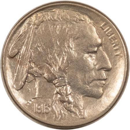 Buffalo Nickels 1913-S TY I BUFFALO NICKEL – UNCIRCULATED, BUT LIGHT OBV SCRATCH