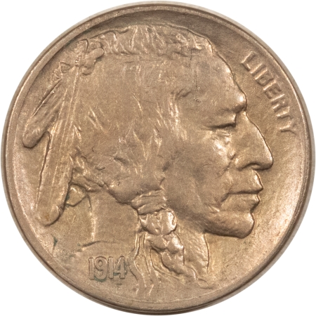 Buffalo Nickels 1914-S BUFFALO NICKEL – HIGH GRADE, NEARLY UNCIRCULATED, LOOKS CHOICE!