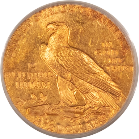 $2.50 1915 $2.50 INDIAN GOLD QUARTER EAGLE – PCGS MS-61, LUSTROUS & PRETTY!