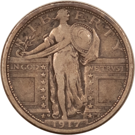 New Store Items 1917-D STANDING LIBERTY QUARTER, TY 1 – NICE HIGH GRADE CIRCULATED EXAMPLE!