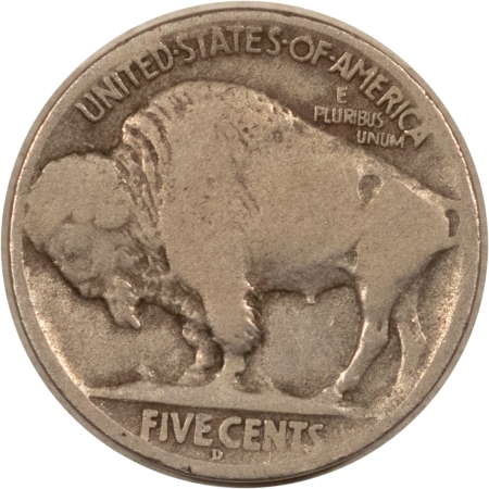 Buffalo Nickels 1918/7 BUFFALO NICKEL – CIRCULATED, STRONG DATE, W/ OBV SCRATCH, KEY-DATE!