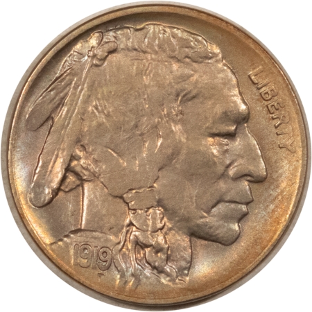 Buffalo Nickels 1919-D BUFFALO NICKEL – HIGH GRADE EXAMPLE!