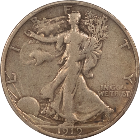 New Certified Coins 1919-S WALKING LIBERTY HALF DOLLAR – PCGS VF-20, SUPER ORIGINAL & NICE!