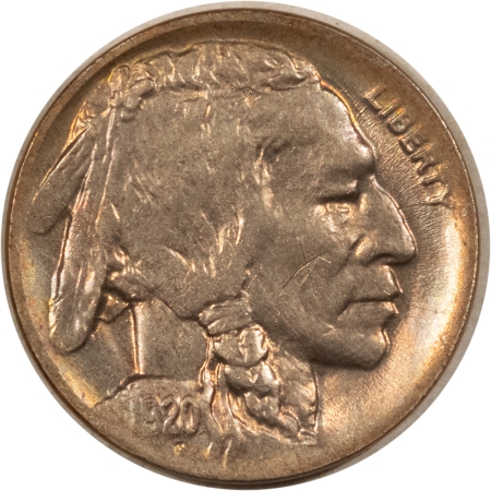 Buffalo Nickels 1920-D BUFFALO NICKEL – UNCIRCULATED DETAILS BUT W/ “X” ON CHEEK!