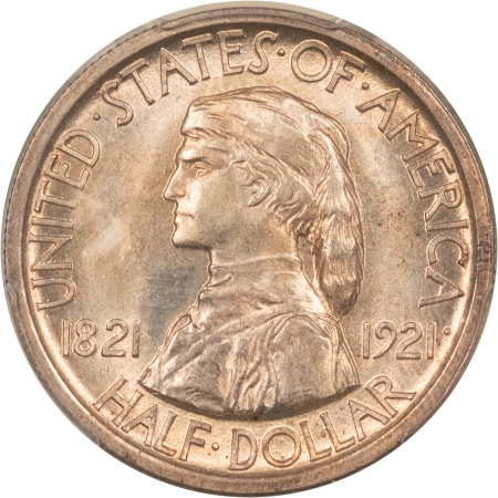 New Certified Coins 1921 MISSOURI COMMEMORATIVE HALF DOLLAR – PCGS MS-64, FRESH & NEAR GEM!