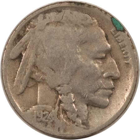 Buffalo Nickels 1924-D BUFFALO NICKEL – CIRCULATED!