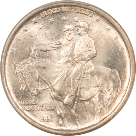 New Certified Coins 1925 STONE MOUNTAIN COMMEMORATIVE HALF DOLLAR – PCGS MS-65, FRESH WHITE GEM!