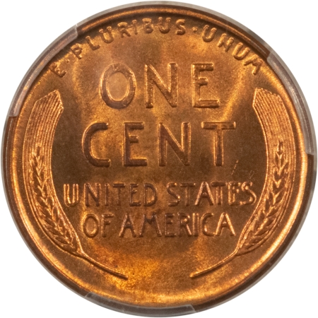 Lincoln Cents (Wheat) 1925-D LINCOLN CENT – PCGS MS-65 RB, PREMIUM QUALITY & NEARLY FULL RED!