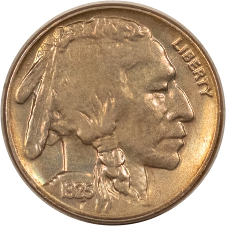 Buffalo Nickels 1925-S BUFFALO NICKEL – HIGH GRADE, NEARLY UNCIRCULATED, LOOKS CHOICE!