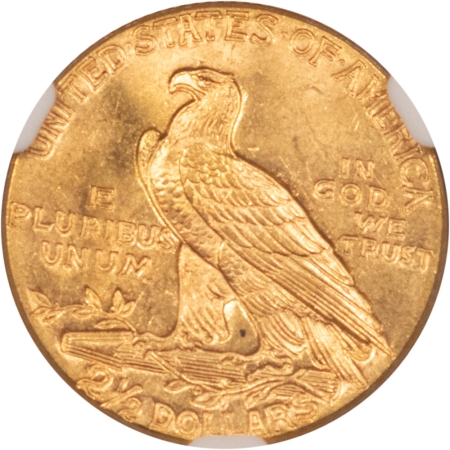 $2.50 1926 $2.50 INDIAN GOLD QUARTER EAGLE – NGC MS-64, CAC APPROVED!