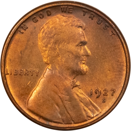 Lincoln Cents (Wheat) 1927-S LINCOLN CENT – UNC DETAILS, ALTERED SURFACES!