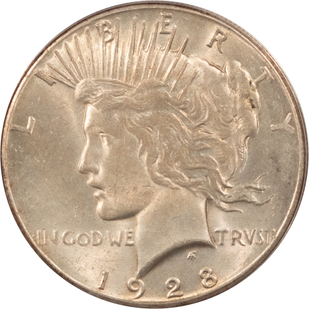 New Certified Coins 1928 $1 PEACE DOLLAR – ANACS AU-58