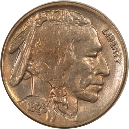 Buffalo Nickels 1928 BUFFALO NICKEL – UNCIRCULATED, QUESTIONABLE COLOR!