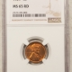 Lincoln Cents (Wheat) 1933-D LINCOLN CENT – NGC MS-66 RD