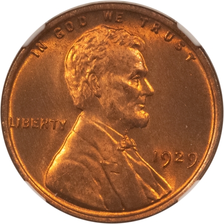 Lincoln Cents (Wheat) 1929 LINCOLN CENT – NGC MS-65 RD