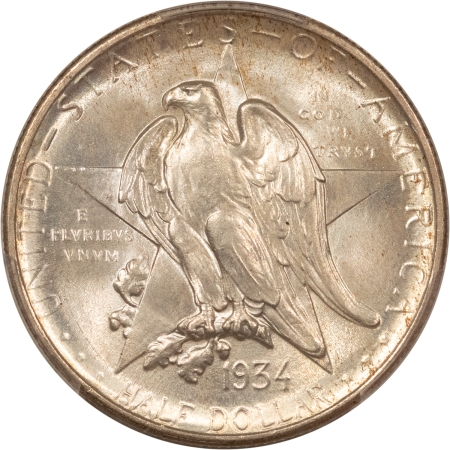 New Certified Coins 1934 TEXAS COMMEMORATIVE HALF DOLLAR – PCGS MS-66+ FRESH & PQ!