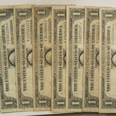 New Store Items 1935 $1 SILVER CERTIFICATES, LOT OF 10, FR-1612 – F/VF