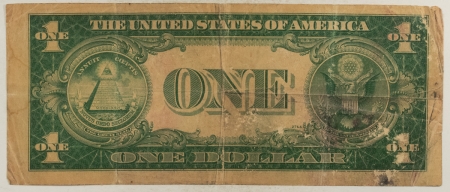 New Store Items 1935-A $1 NA SILVER CERTIFICATE, FR-2306 – VERY GOOD PAPER TONING & SCUFFS