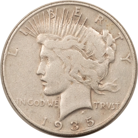 New Store Items 1935-S $1 PEACE DOLLAR – PLEASING CIRCULATED EXAMPLE!