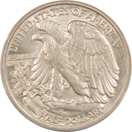 Half Dollars 1936 WALKING LIBERTY HALF DOLLAR, ANACS AU-55, ORIGINAL WHITE & CLOSE TO UNC!