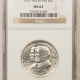 New Certified Coins 1934 BOONE COMMEMORATIVE HALF DOLLAR – PCGS MS-64